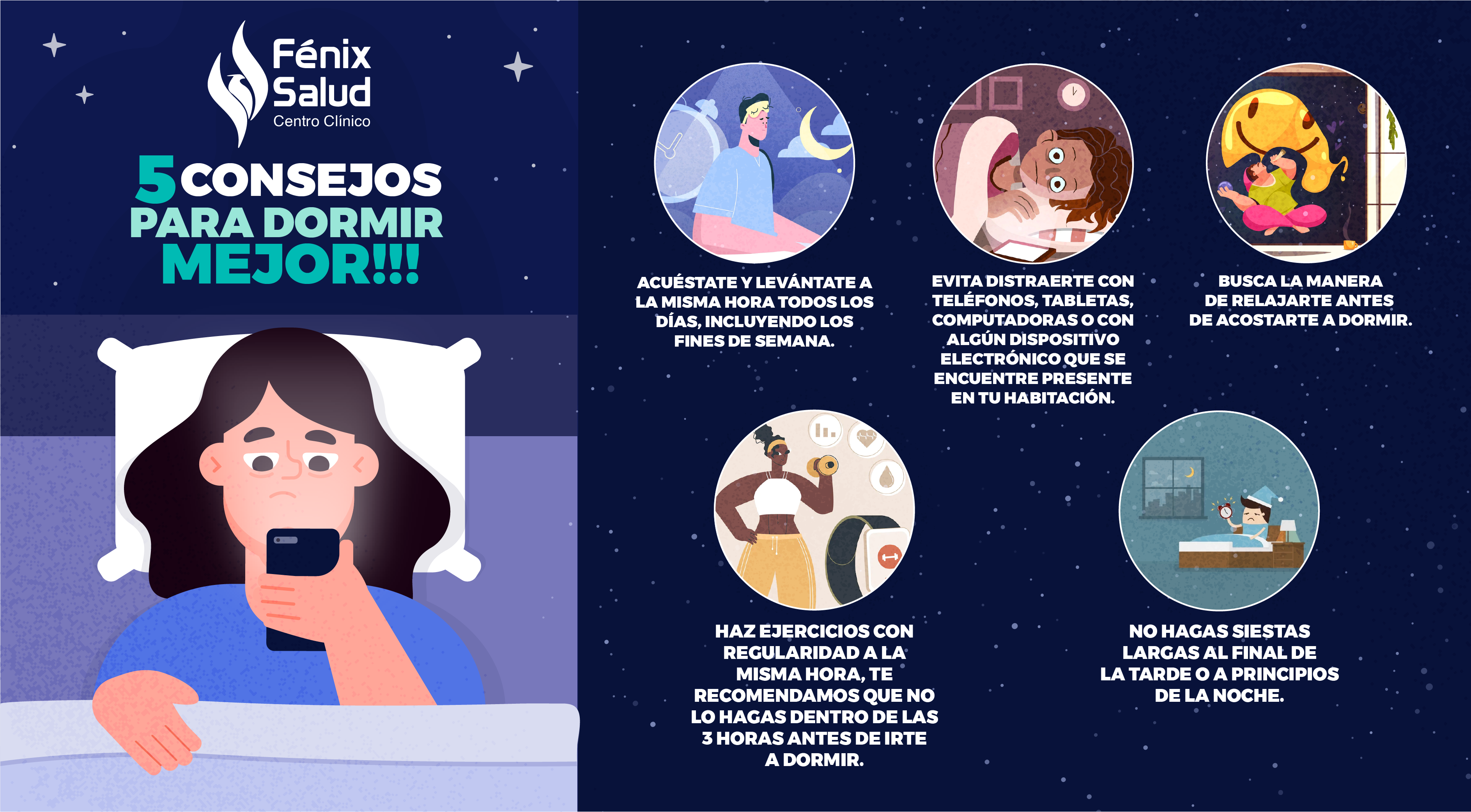Consejos para dormir bien